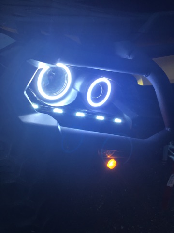 LED Lauflicht 12V -LASER BLUE- Blau, Beleuchtung-Styling, Elektrik, Rahmen